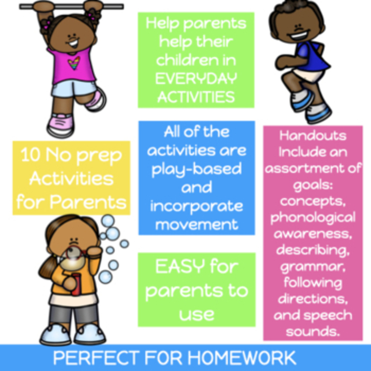 Summer Homework Handouts for speech therapy – image 2