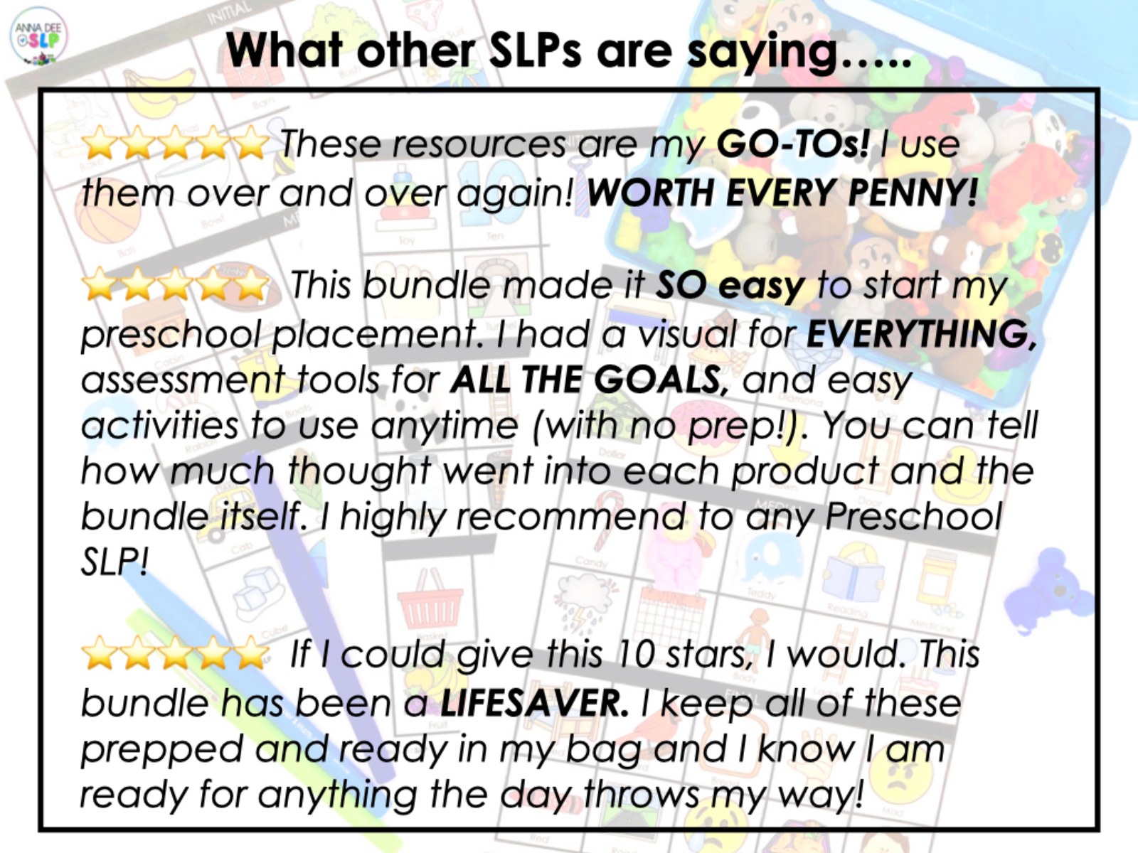 Back to School Activities and Visuals for speech therapy preview page 6