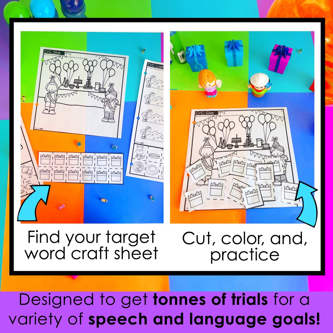 Craft Sheets Growing Bundle for speech therapy – image 2