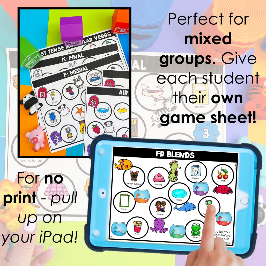Toy Companion Worksheets Bundle 2.0 for speech therapy – image 3
