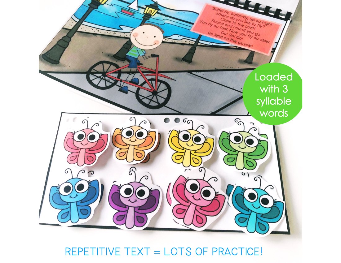 Multisyllabic Words Interactive Story for speech therapy preview page 3