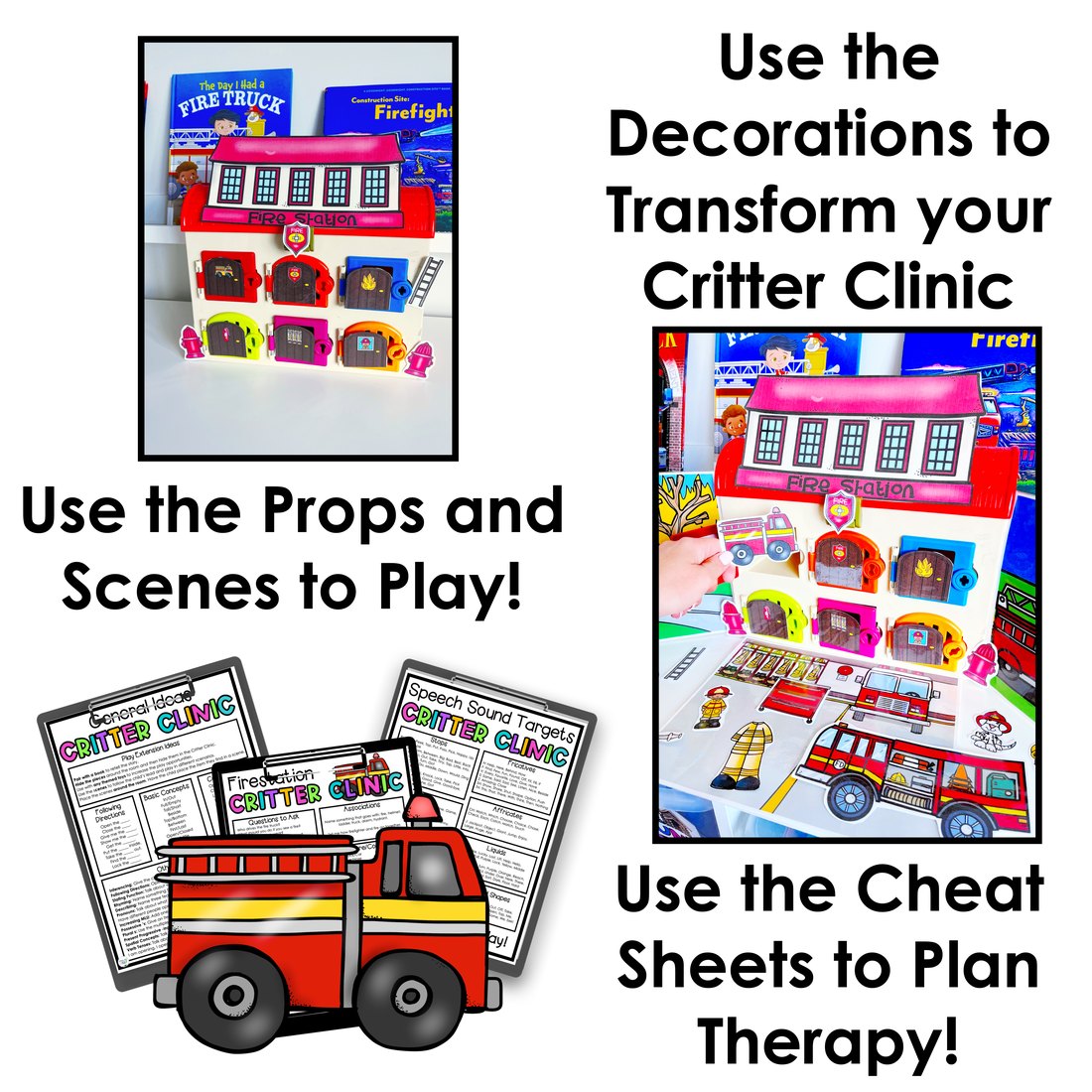 Fire Station Critter Clinic speech therapy toy companion – image 2