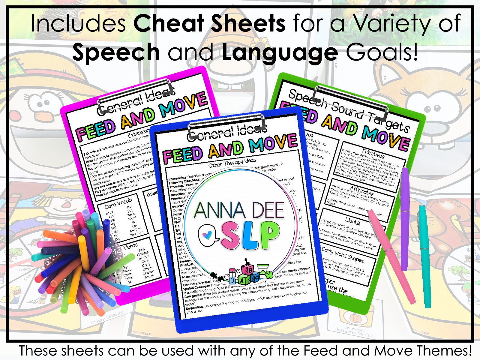 Fall Interactive Feeding Game for speech therapy preview page 6