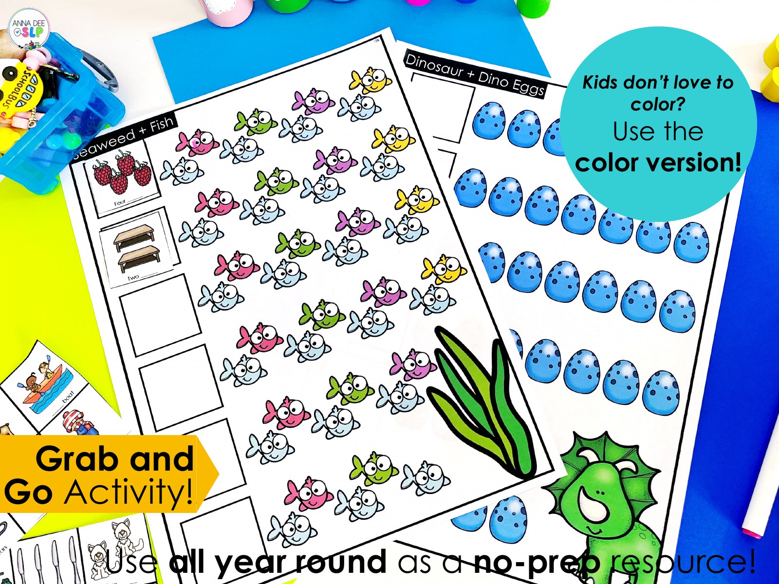 High Trial Worksheets for speech therapy preview page 6