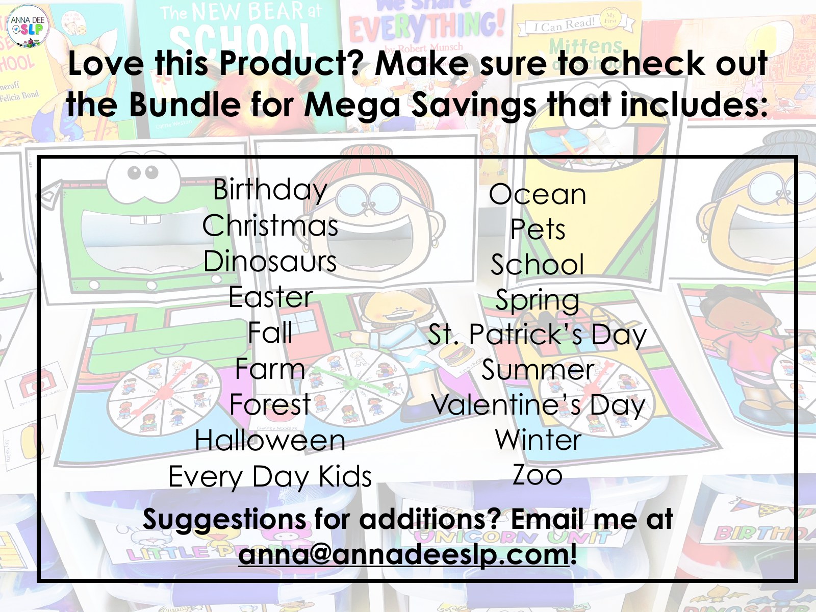 Back to School Interactive Feeding Game for speech therapy preview page 8