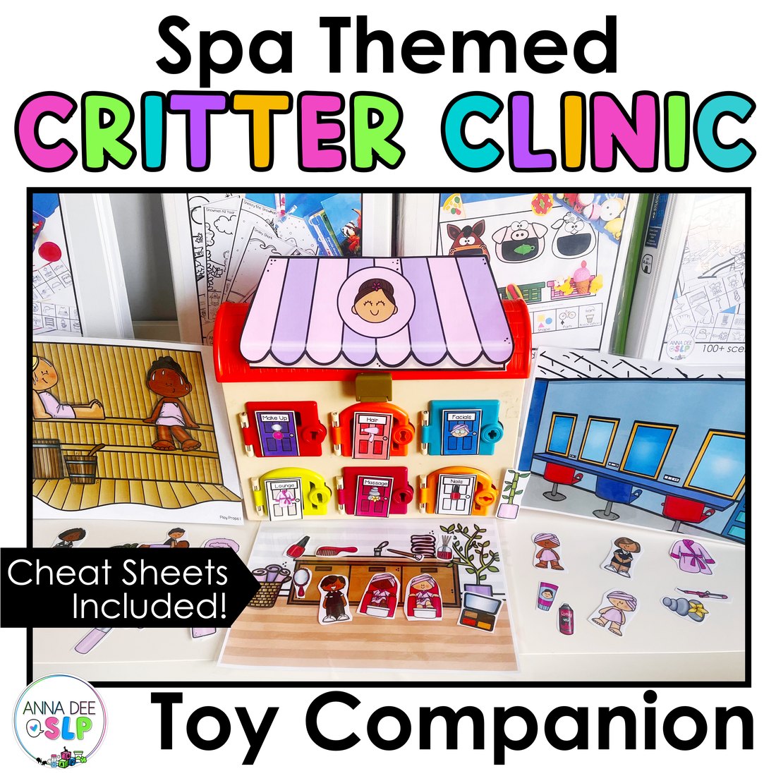 Spa Critter Clinic speech therapy toy companion
