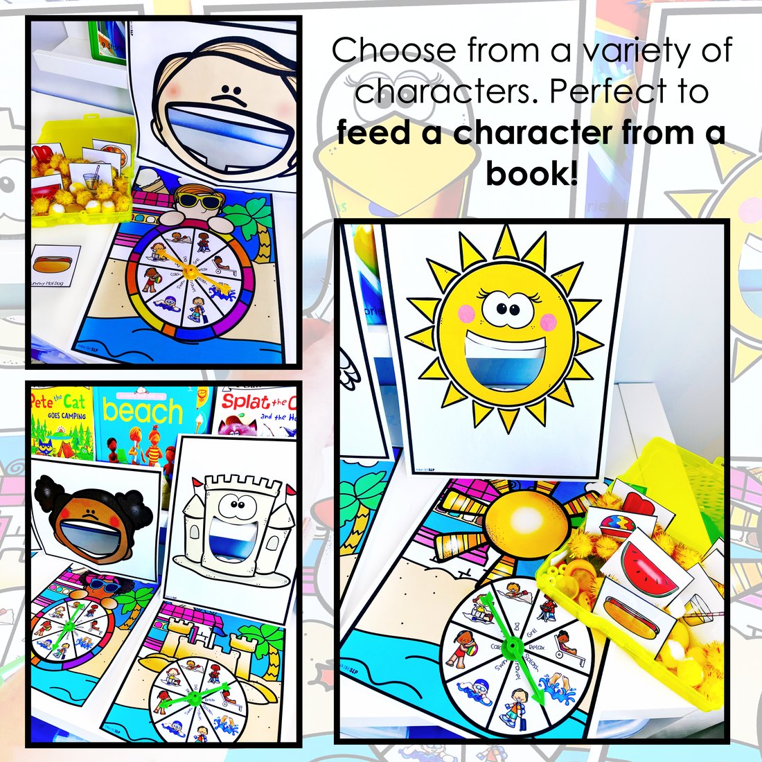 Summer Feed and Move Game for speech therapy – image 3