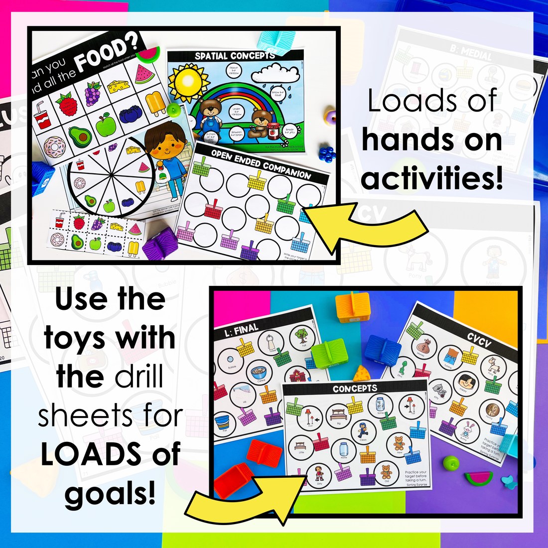 Sorting Surprise Picnic Basket Bundle for speech therapy – image 3