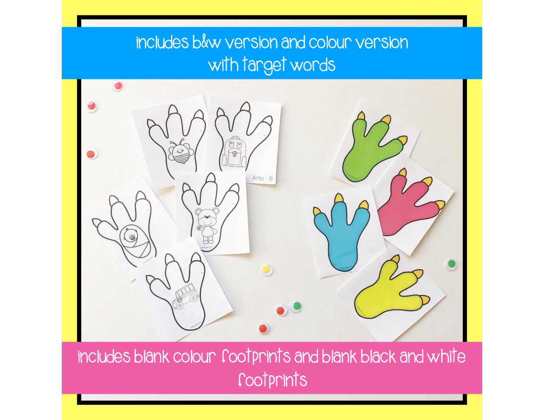 Monster Articulation Gross Motor Activity for speech therapy preview page 2