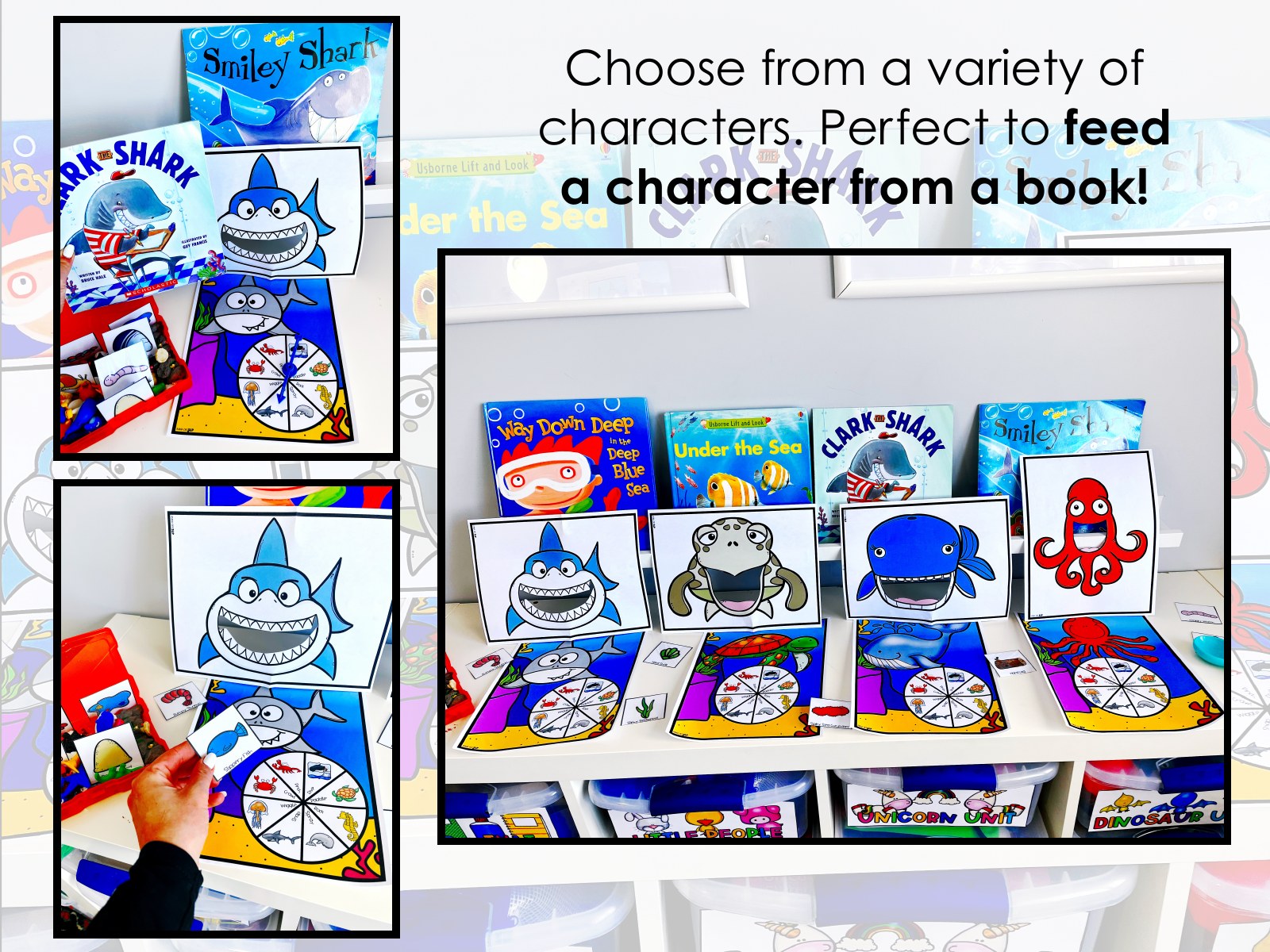 Ocean Interactive Feeding Game for speech therapy preview page 3