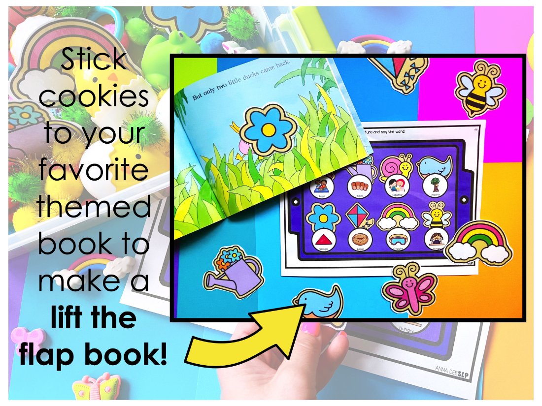Spring say and play activity for speech therapy preview page 5