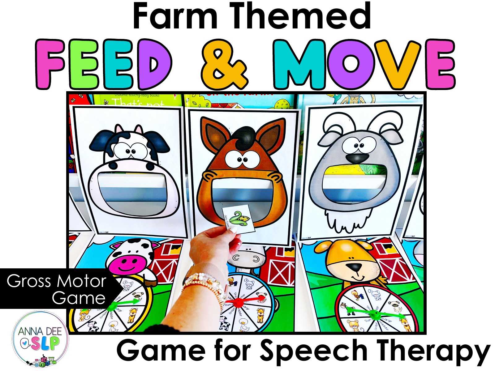Farm Interactive Feeding Game for speech therapy preview page 1