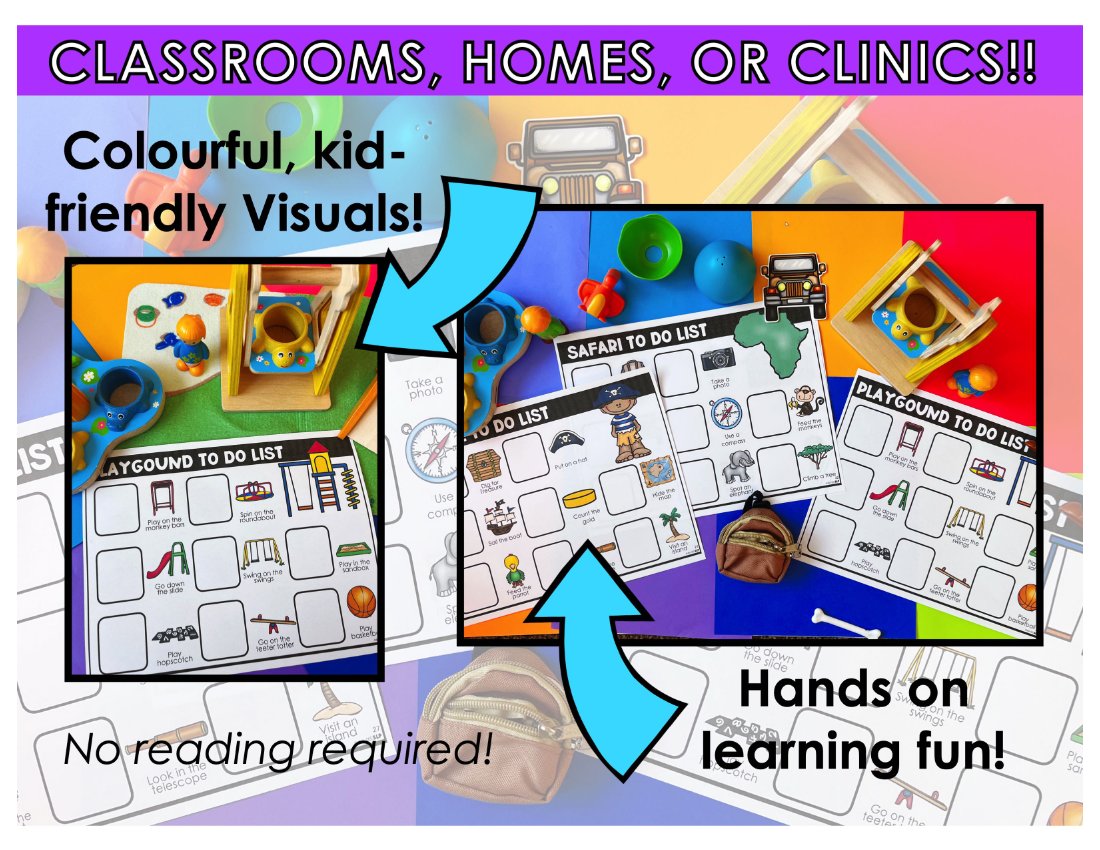 Pretend Play Visual Supports for speech therapy preview page 5