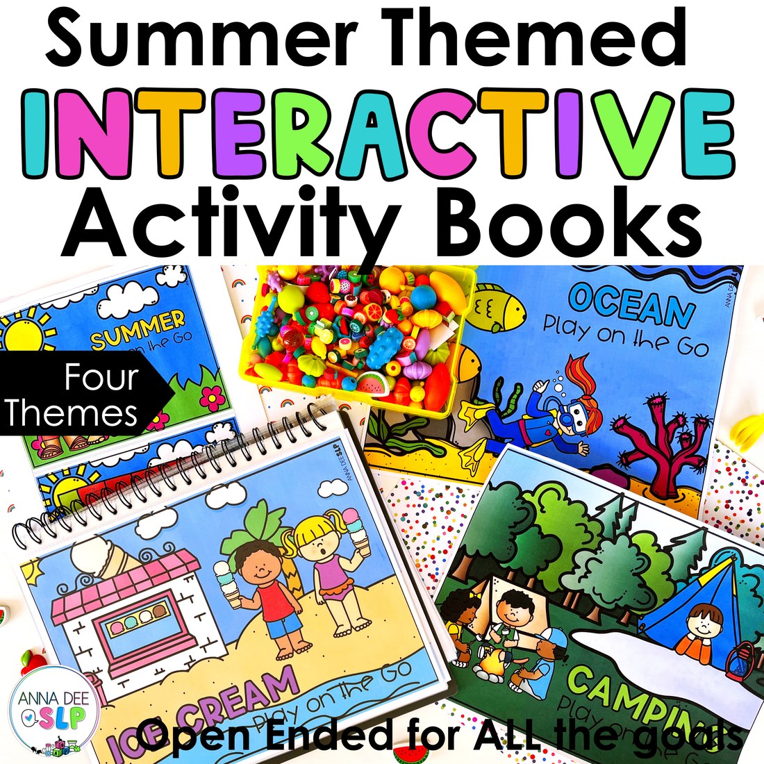 Summer Interactive Scenes and Games for speech therapy