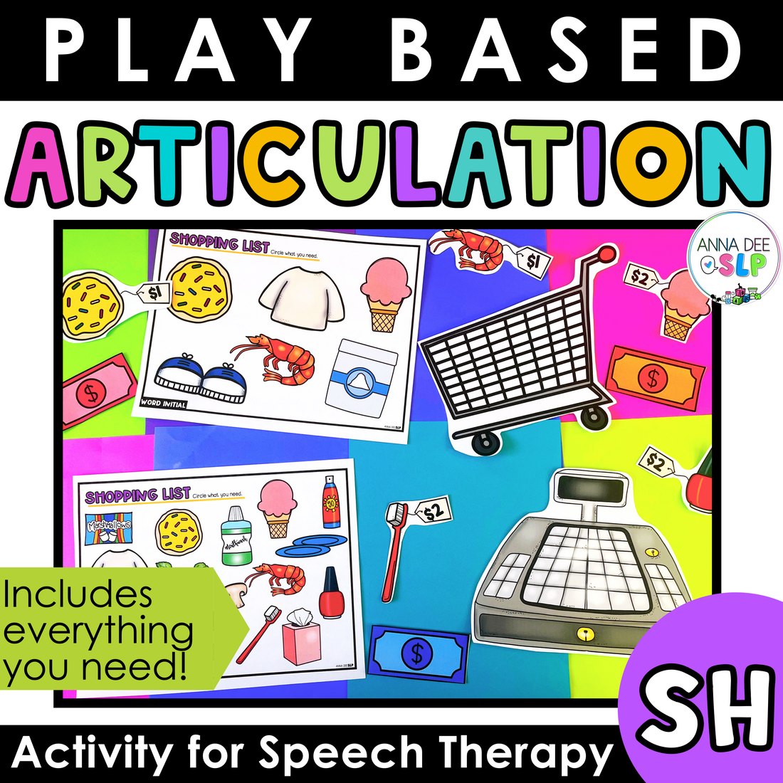 SH Articulation Activity for speech therapy