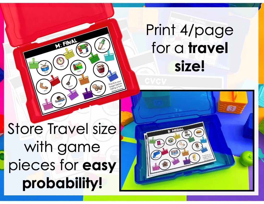 Sorting Surprise Picnic Basket Bundle for speech therapy preview page 6