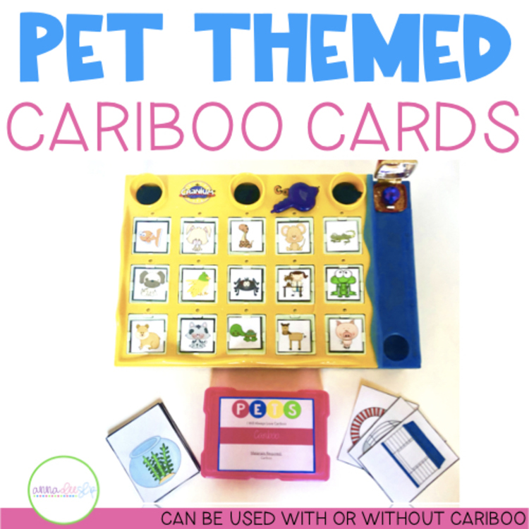 Pets Cariboo Cards for speech therapy