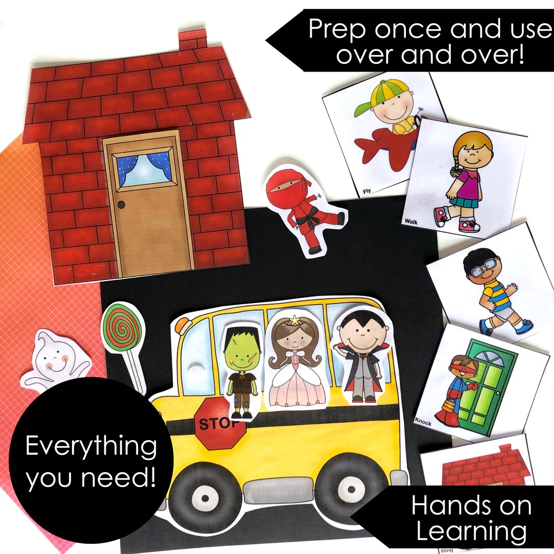 Halloween Play Based Activity for speech therapy – image 2