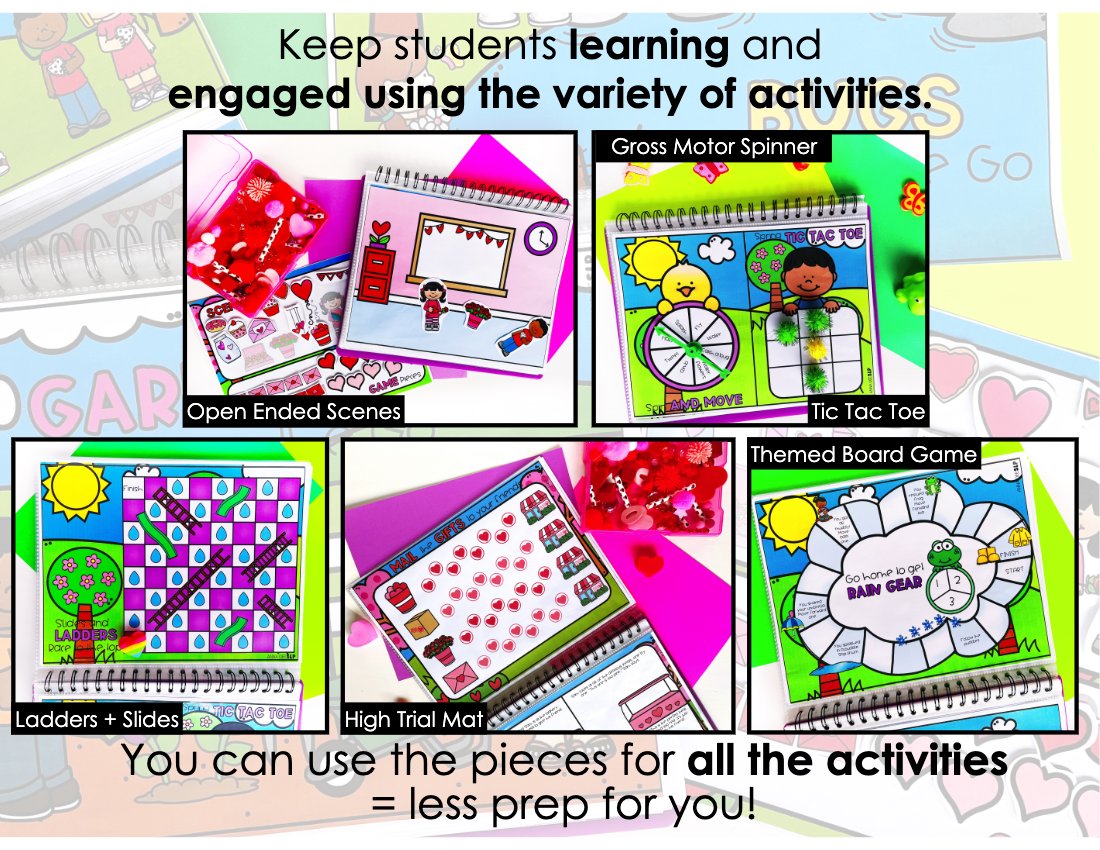 Spring Interactive Scenes and Games for speech therapy preview page 3