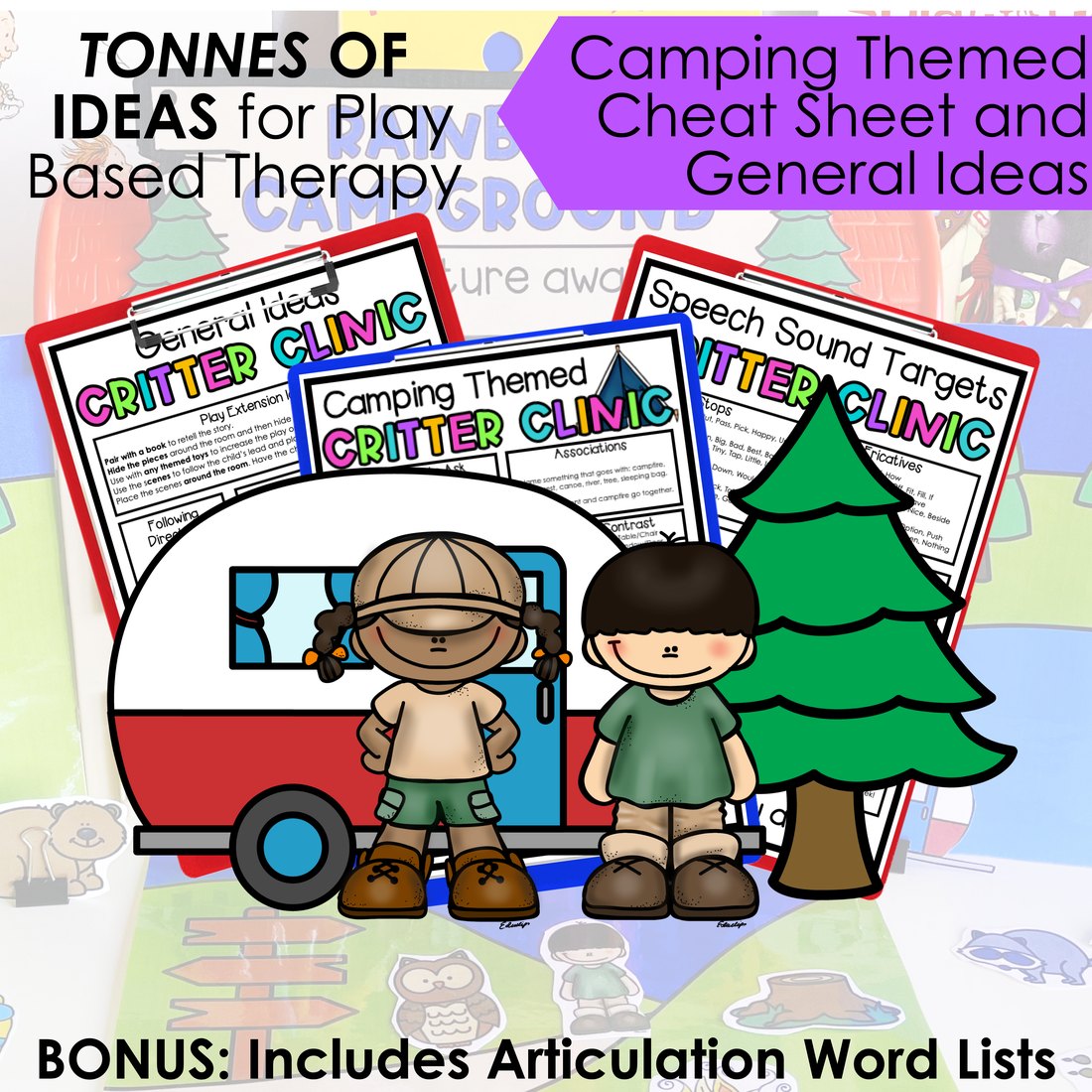 Camping Critter Clinic speech therapy toy companion – image 4