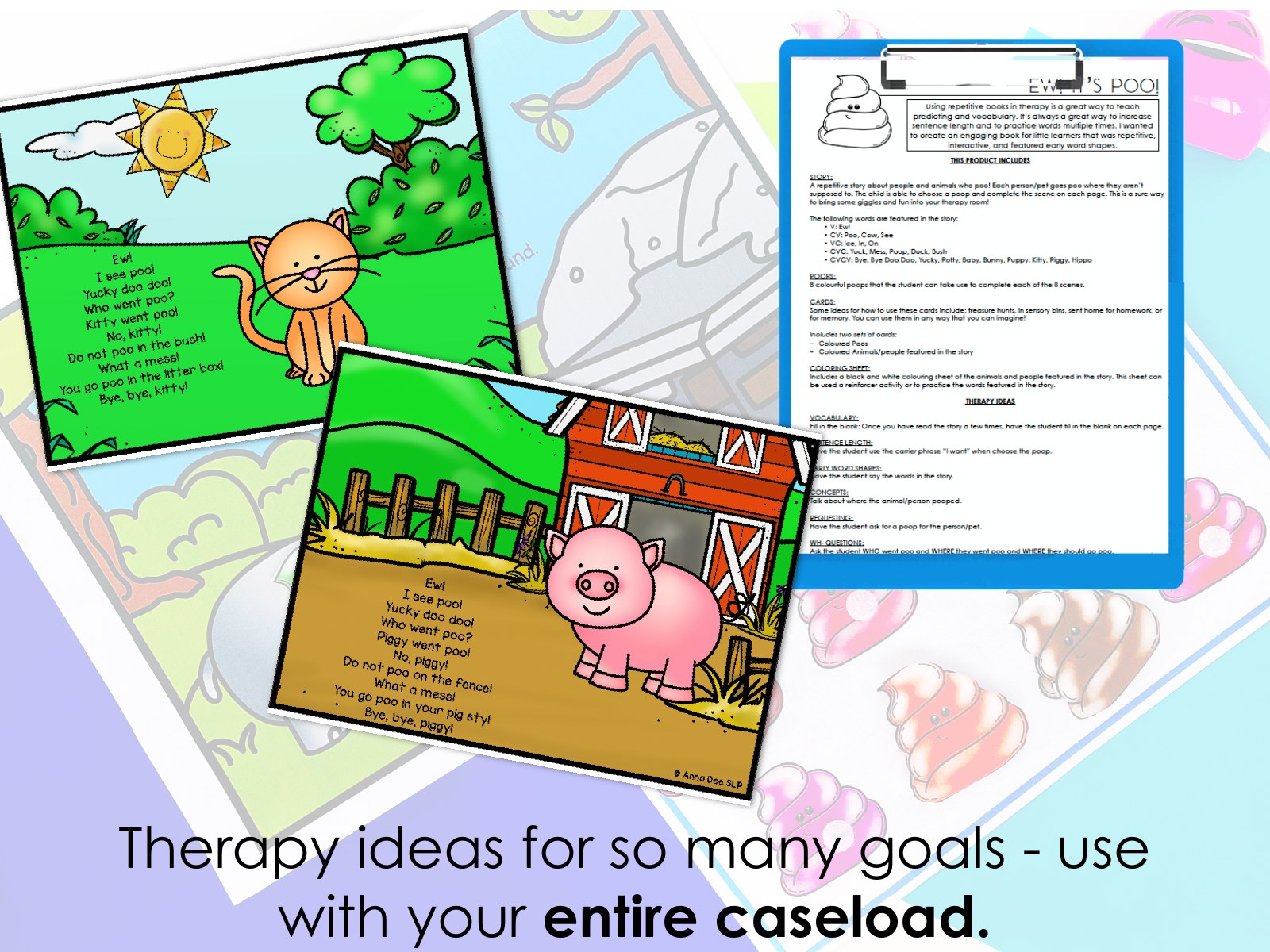 Apraxia Interactive Book for Preschool for speech therapy preview page 4