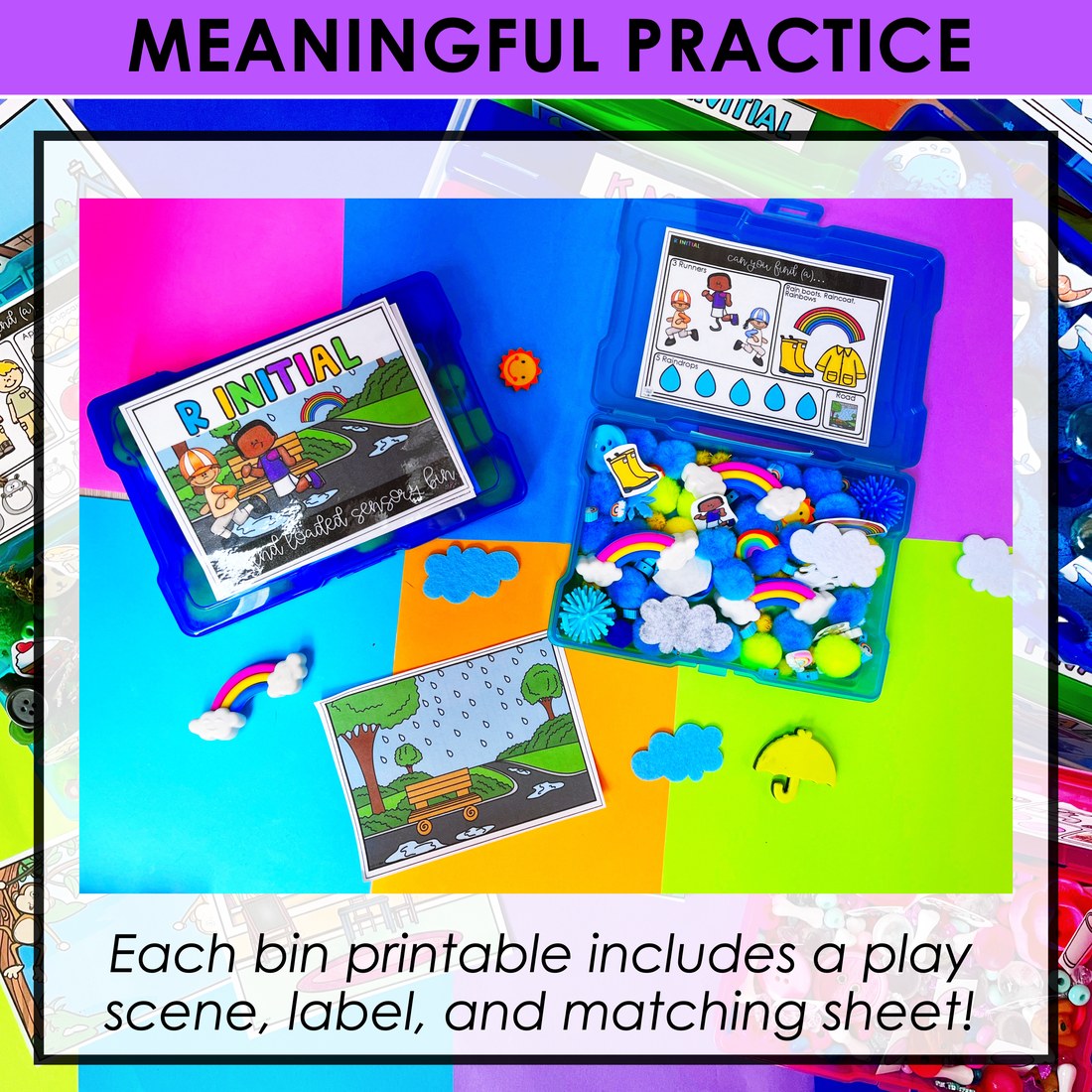Late Sounds Articulation Sensory Bins for speech therapy – image 3