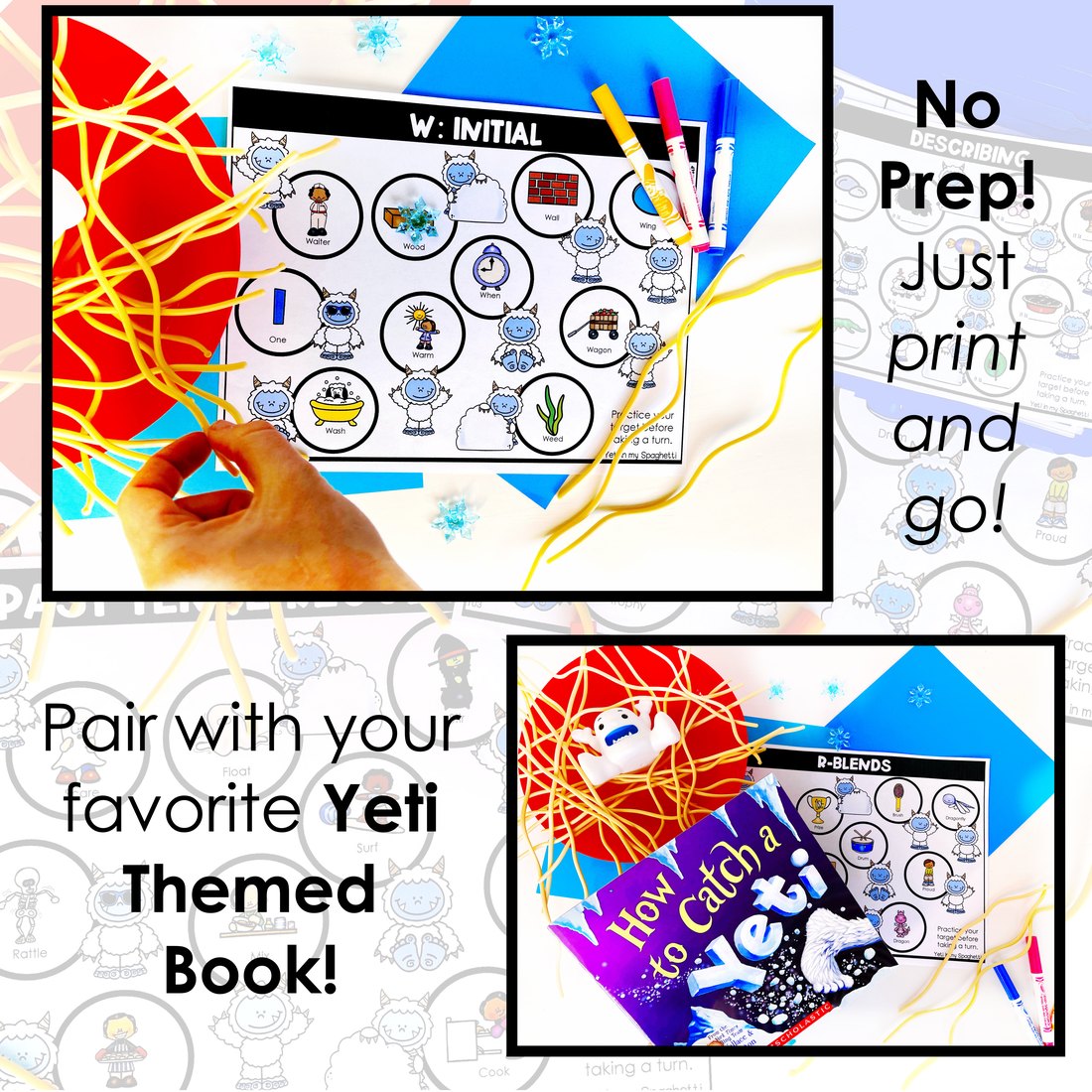 Yeti in my Spaghetti game companion for speech therapy – image 2
