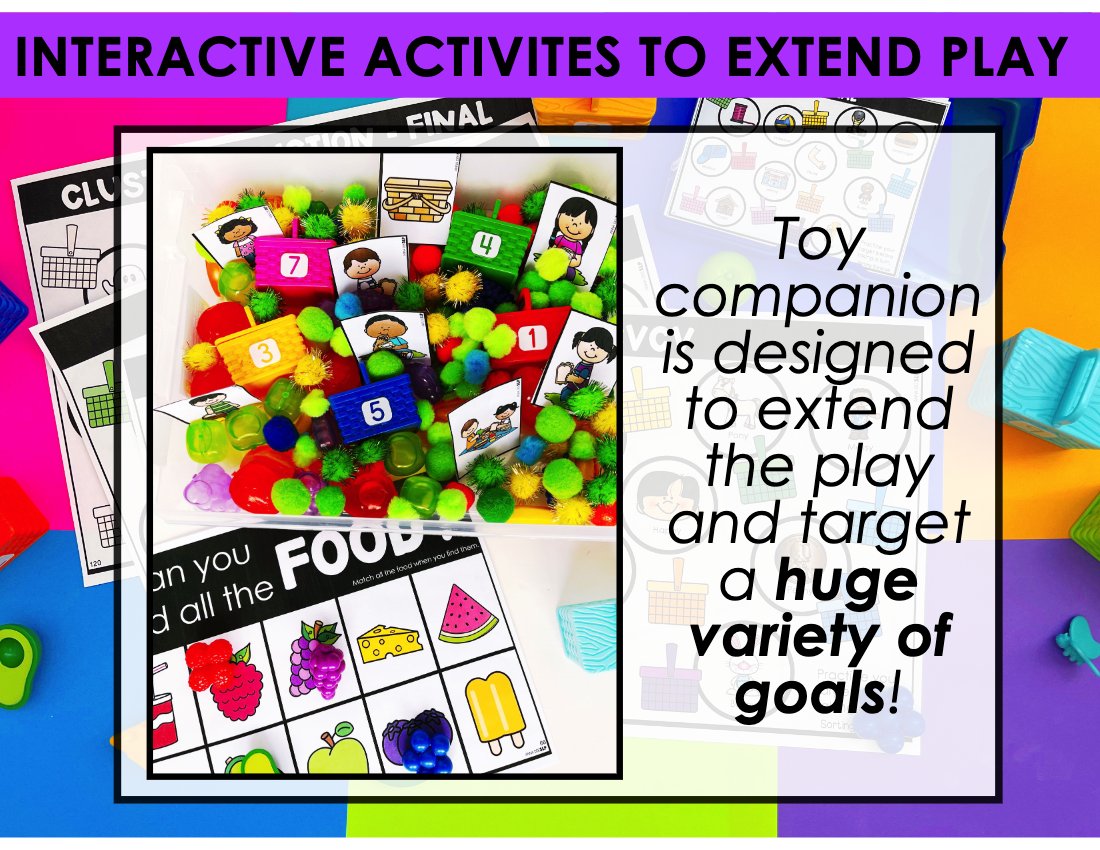 Sorting Surprise Picnic Basket Bundle for speech therapy preview page 4