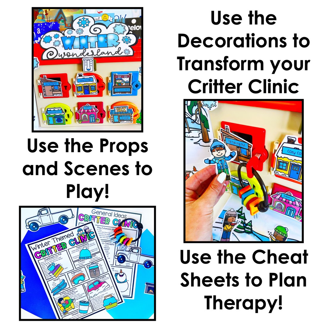 Winter Critter Clinic speech therapy toy companion – image 2