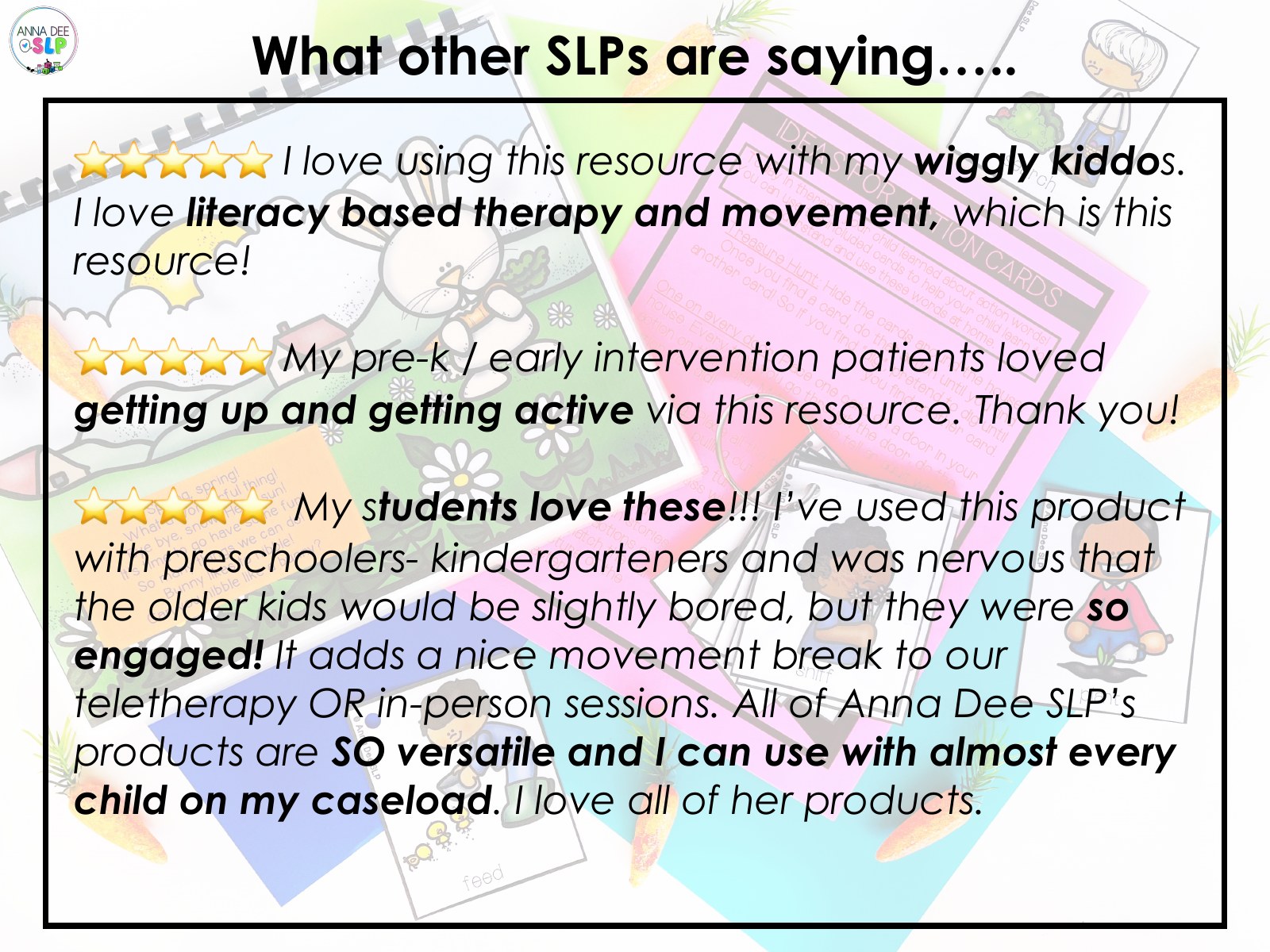 Spring Repetitive Gross Motor Story Book for speech therapy preview page 5