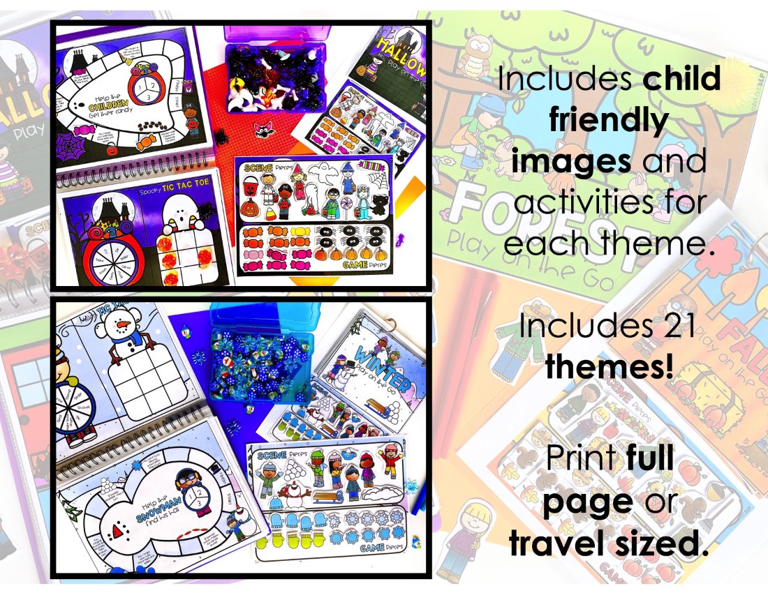 Interactive Scenes and Games Bundle for speech therapy preview page 2