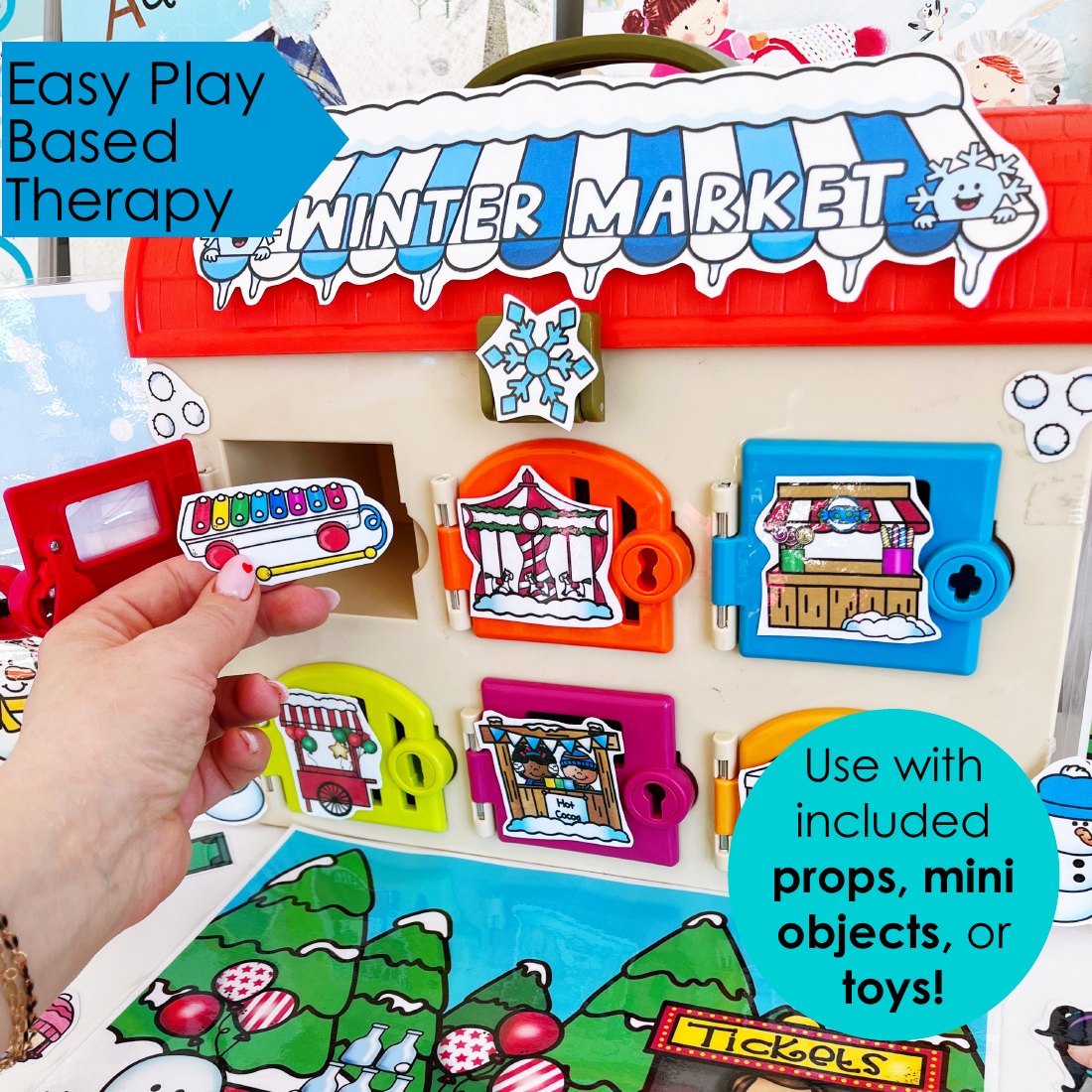 Winter Market Critter Clinic speech therapy toy companion – image 3