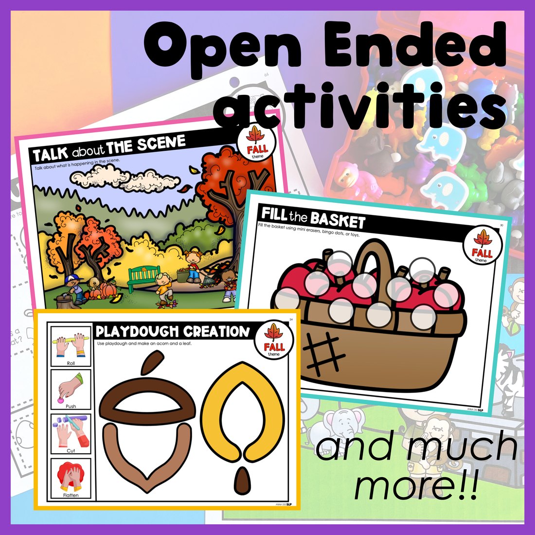 Themed Activities and Worksheets Bundle for speech therapy – image 3