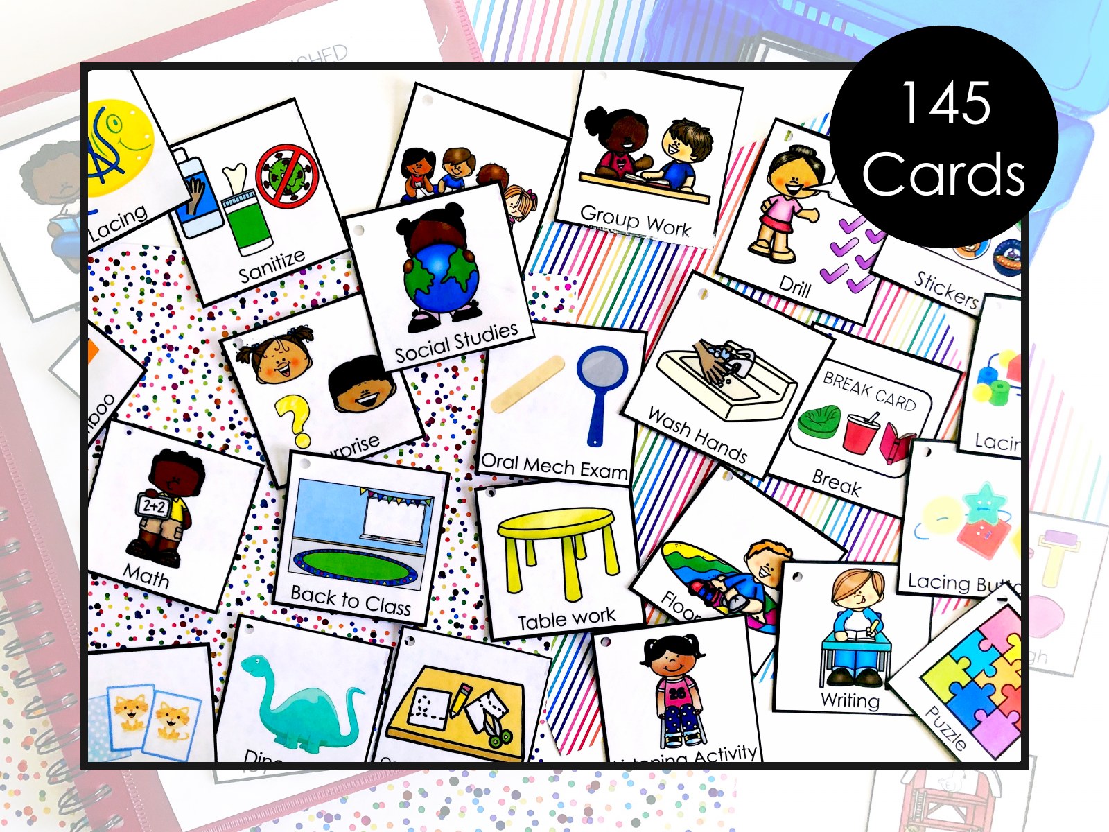 Visual Schedule for speech therapy preview page 4