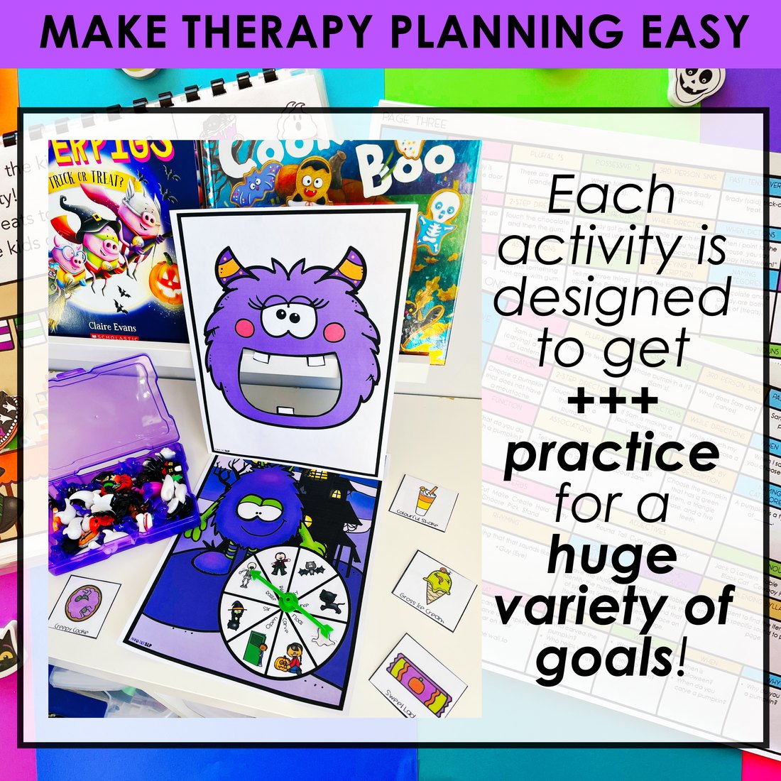Halloween Activities Bundle for speech therapy – image 2
