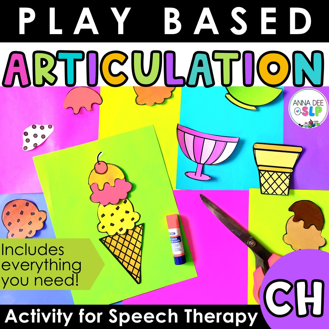 CH Articulation Craft for speech therapy