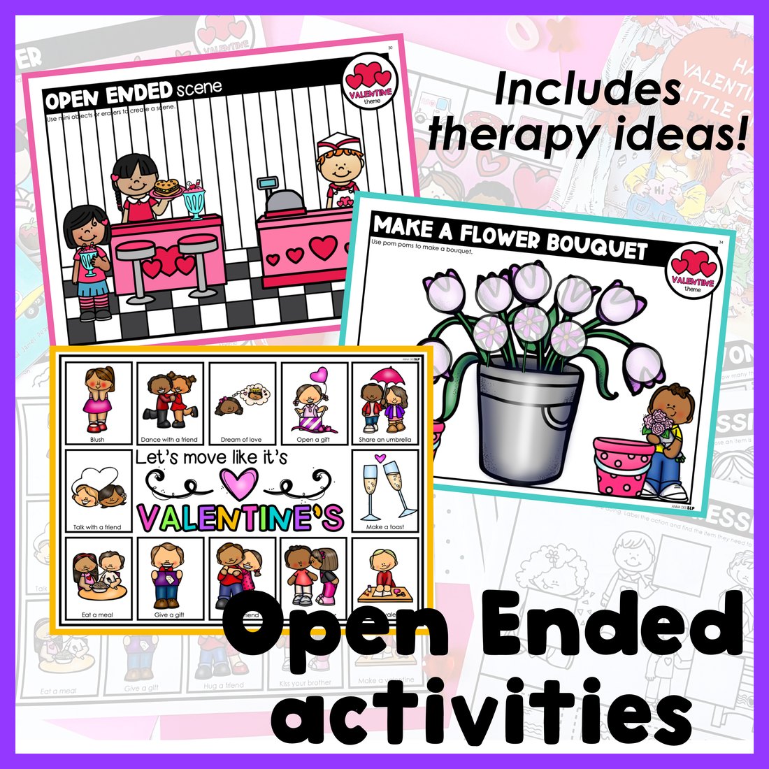 Valentine's Day Activities and Worksheets for speech therapy – image 3