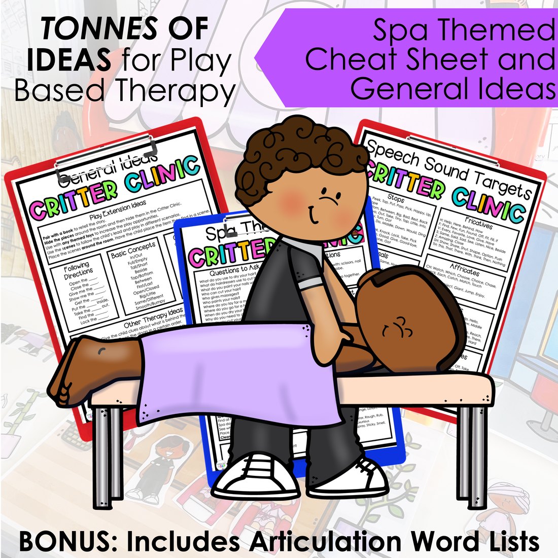 Spa Critter Clinic speech therapy toy companion – image 4