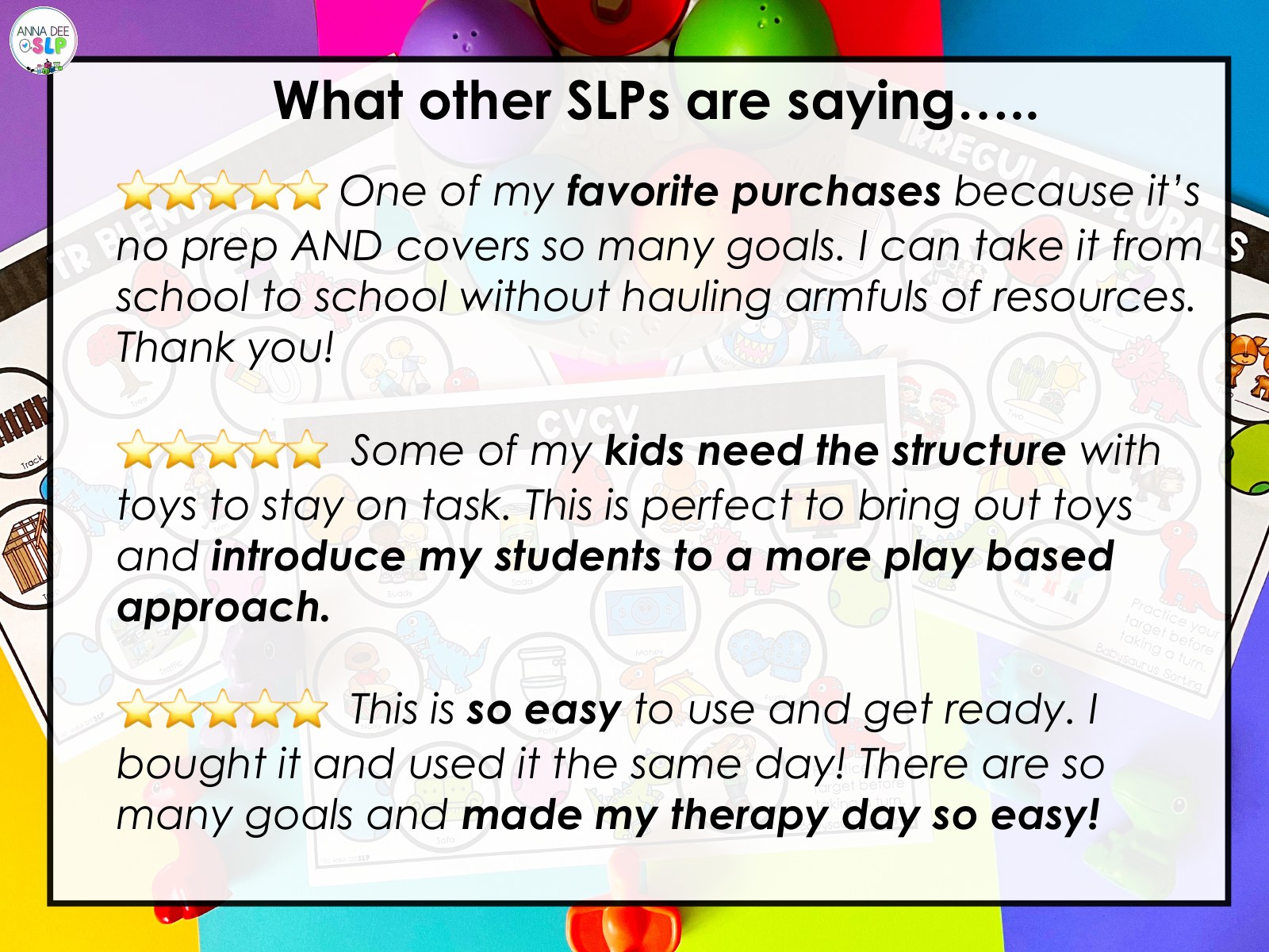 Babysaurs Sorting Toy Companion for speech therapy preview page 8