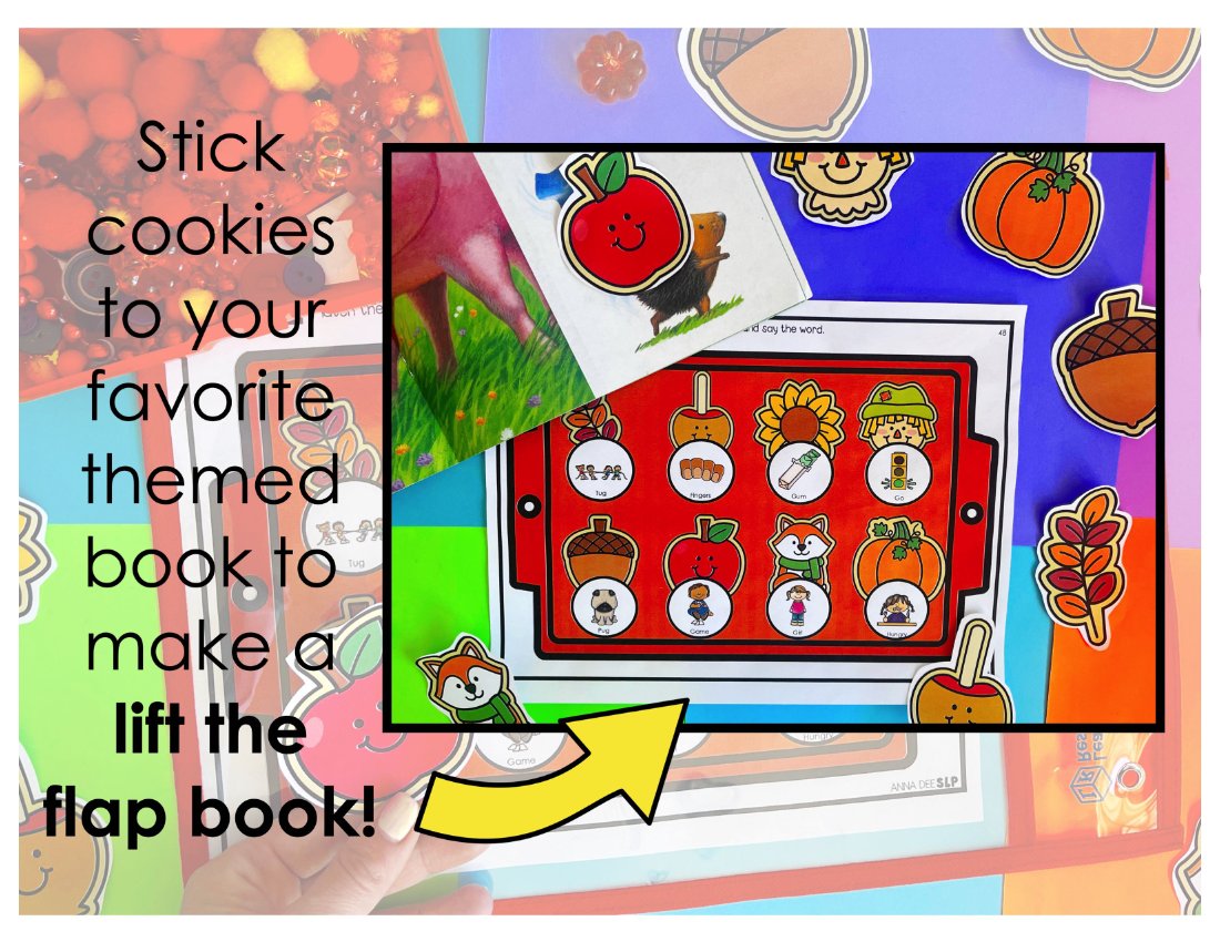 Fall say and play activity for speech therapy preview page 5