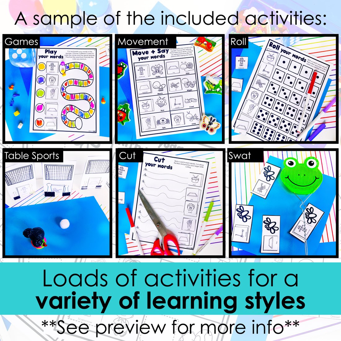 Fine Motor and Gross Motor Worksheets for speech therapy – image 4