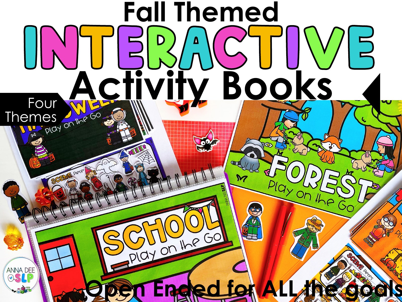 Fall Activities and Games for speech therapy preview page 1