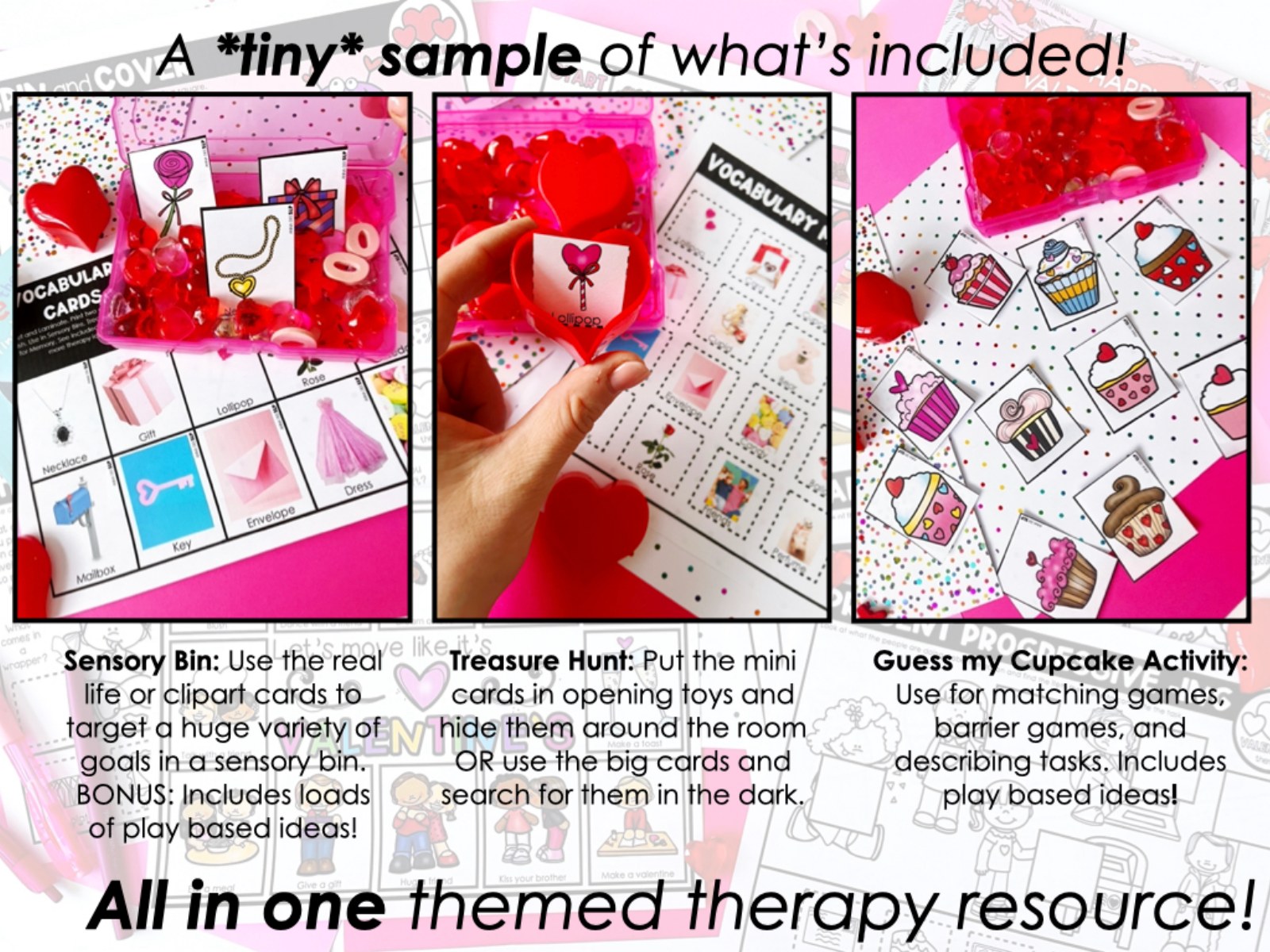 Valentine's Day Activities and Worksheets for speech therapy preview page 6