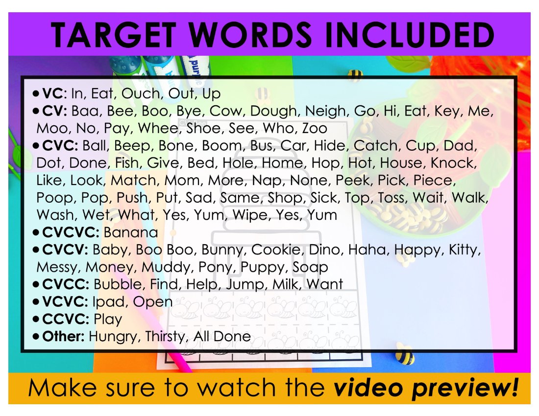 Apraxia of Speech Craft Sheets for speech therapy preview page 5