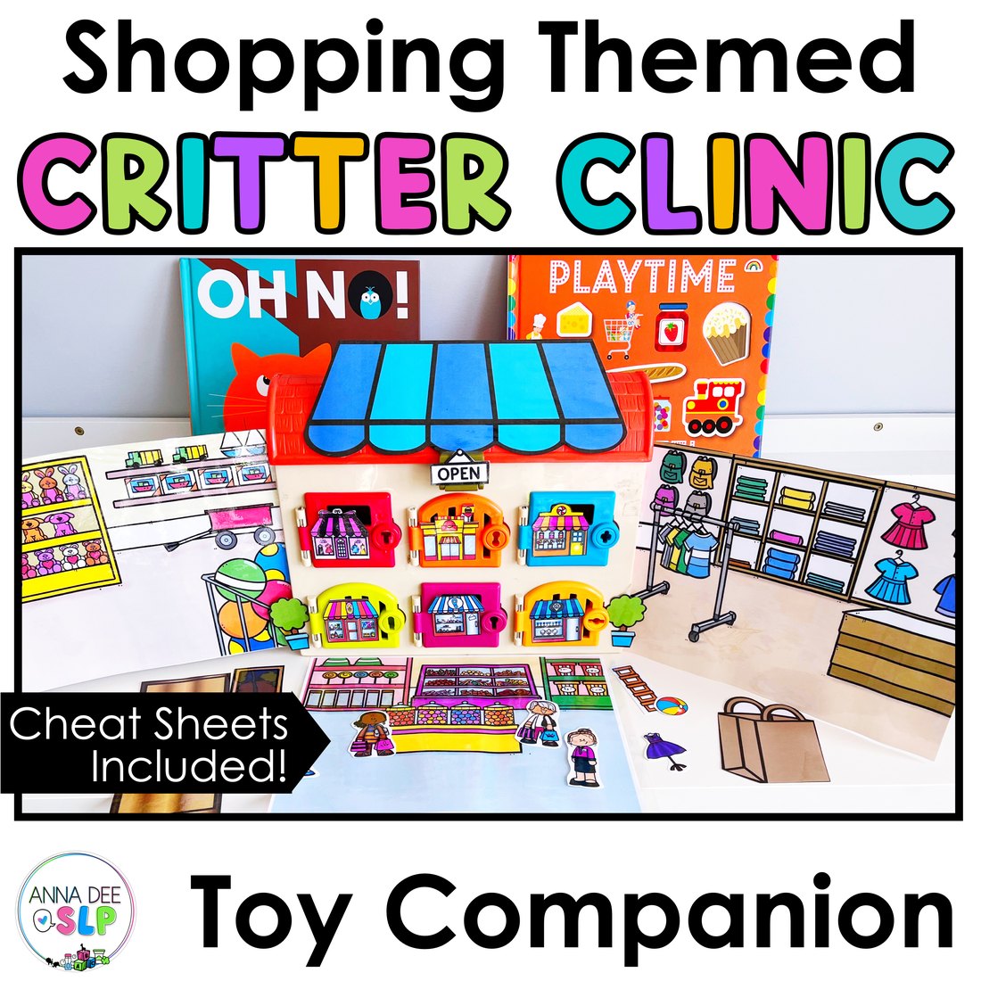 Shopping Mall Critter Clinic speech therapy toy companion