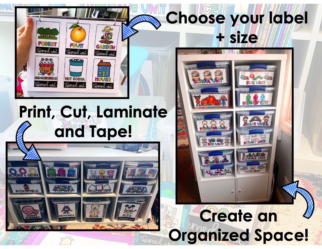 Office Organization Labels for speech therapy preview page 3