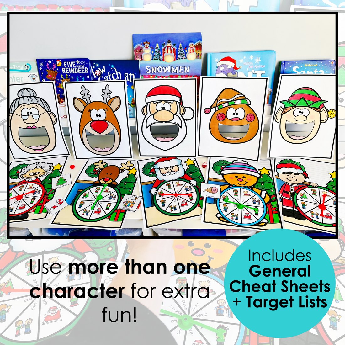 Christmas Interactive Feeding Game for speech therapy – image 4