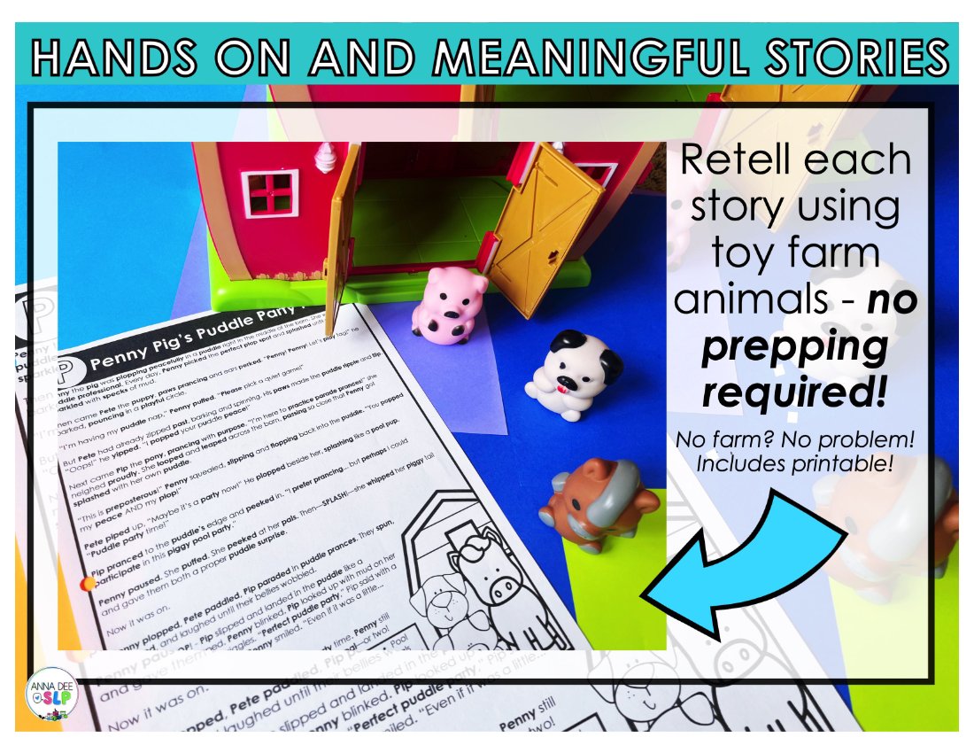 20 Sequencing Stories for speech therapy preview page 4