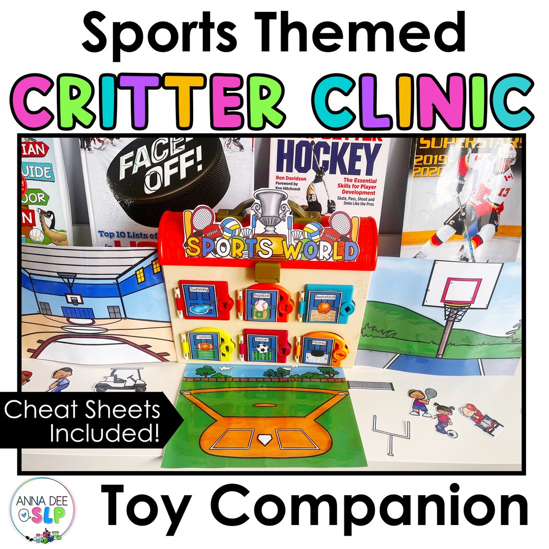 Sports Critter Clinic speech therapy toy companion
