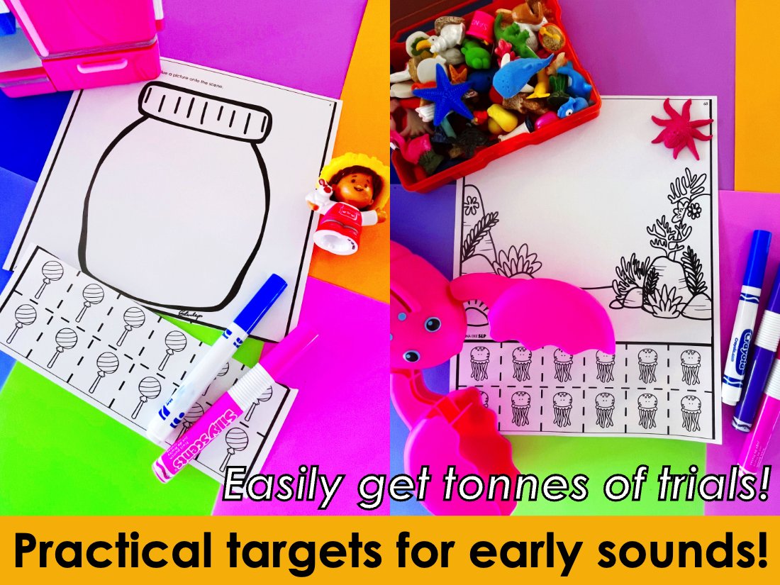 Late Sounds Craft Sheets for speech therapy preview page 3
